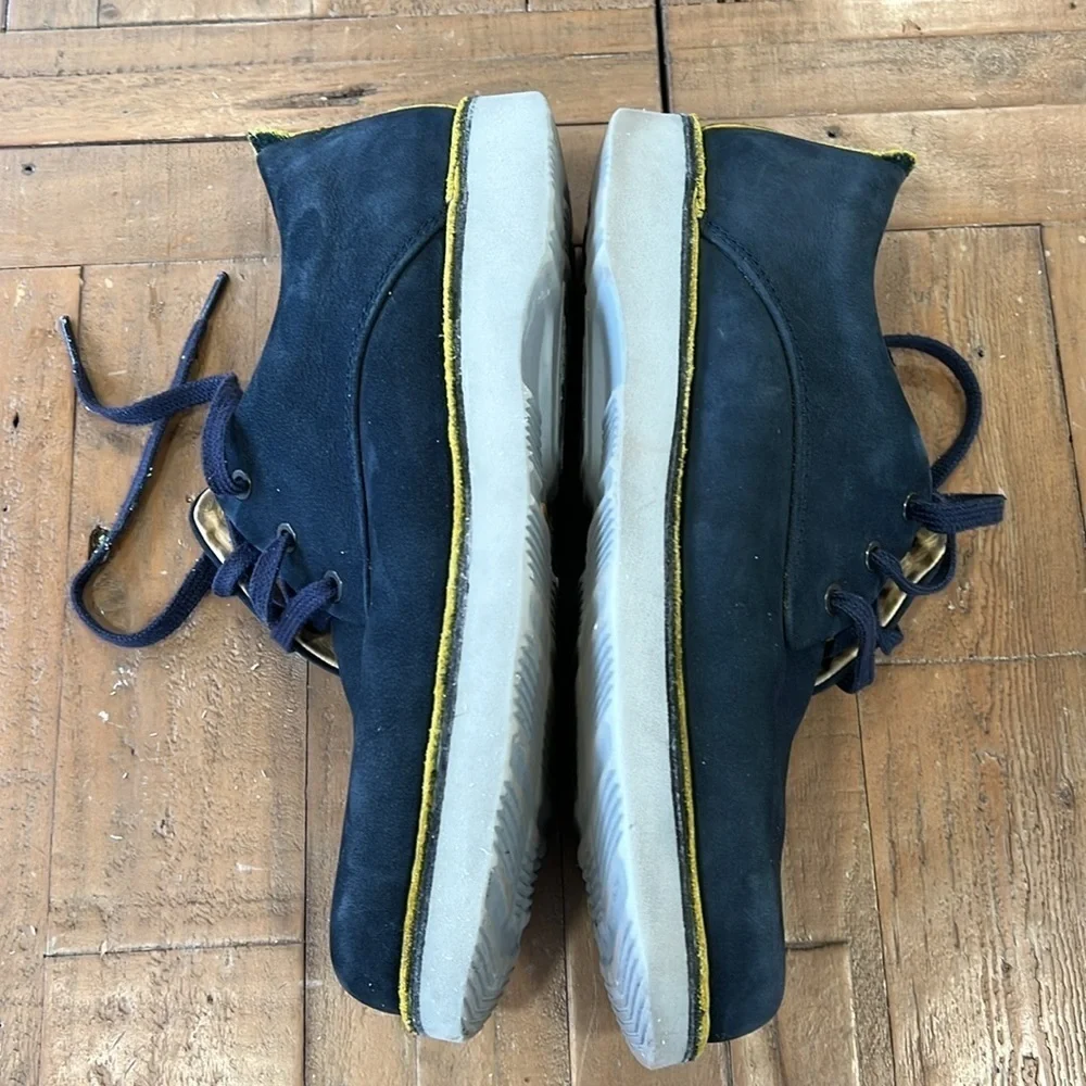 Samuel hubbard navy suede oxford free loafers